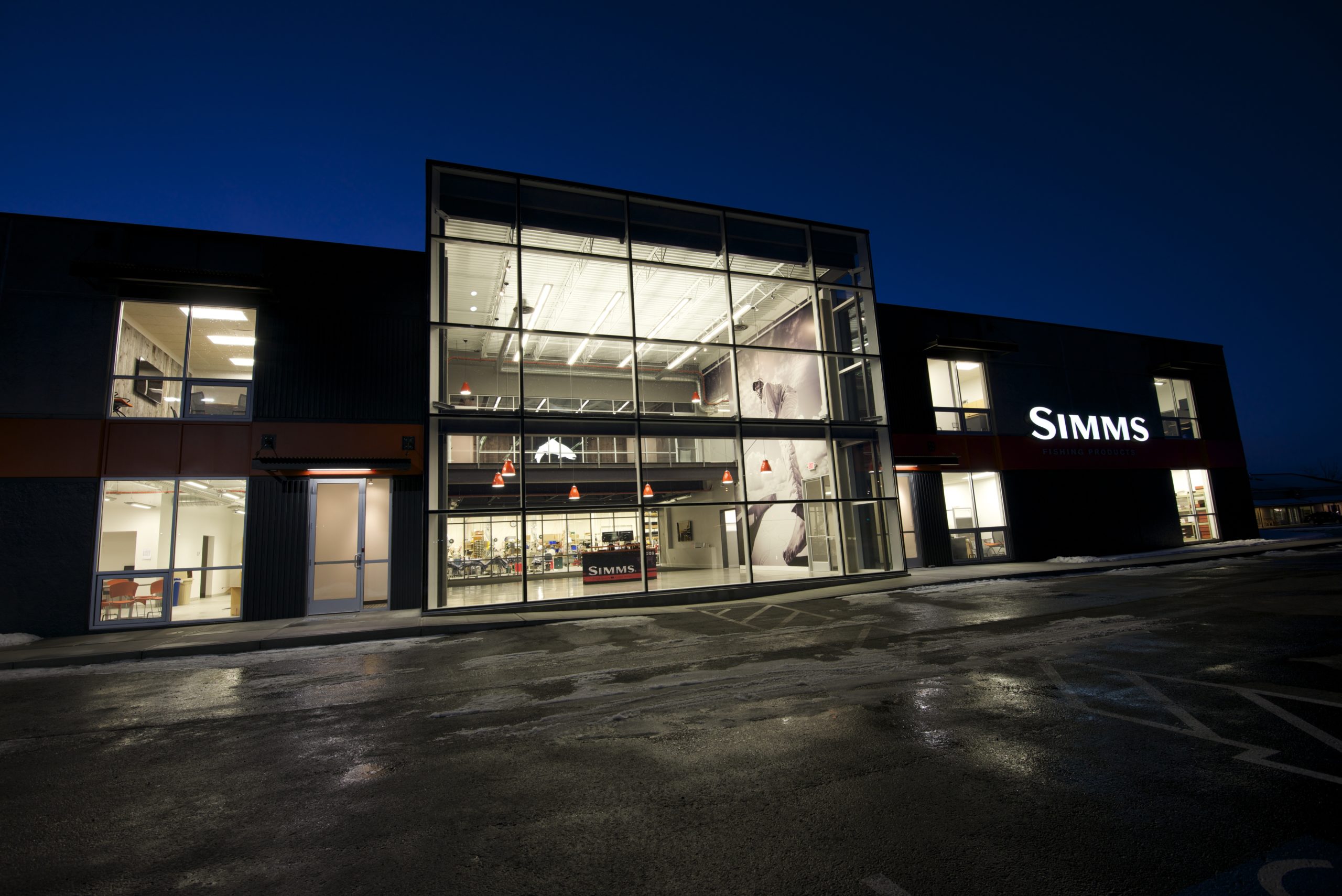 Simms Fishing Products office
